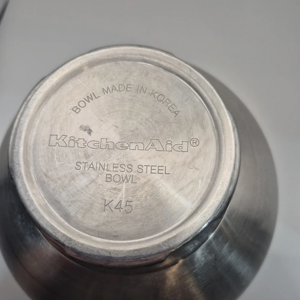 VINTAGE KitchenAid K45 bowl. Stainless steel 4.5 qt.